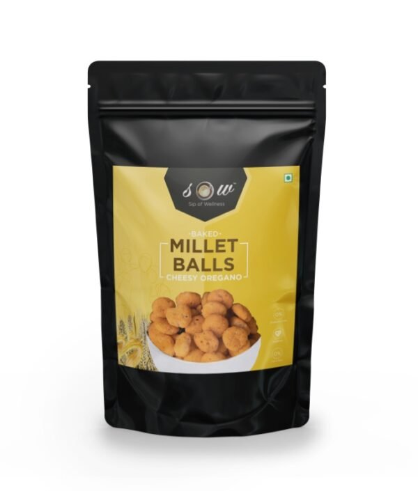 Millet Balls Cheesy Oregano - 150 gm