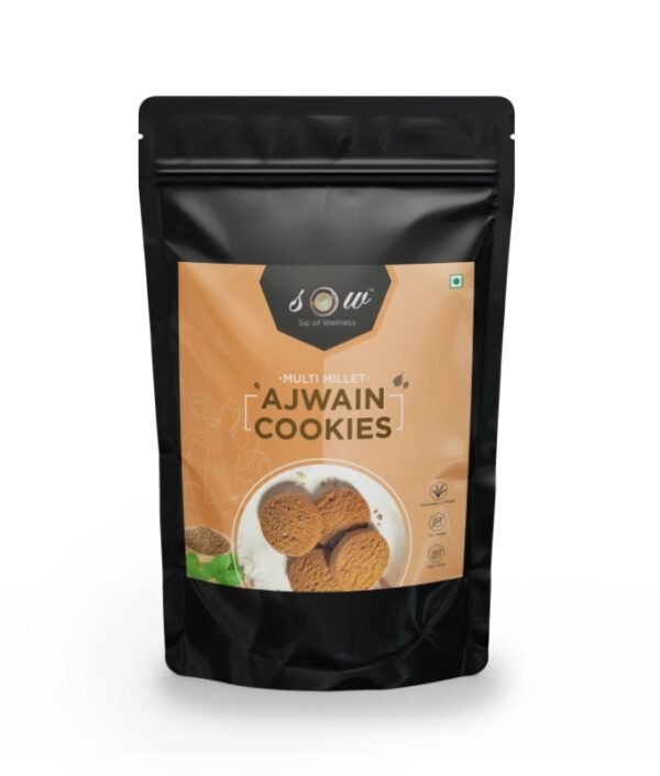 Multi Millet Ajwain Cookies 24 Pieces